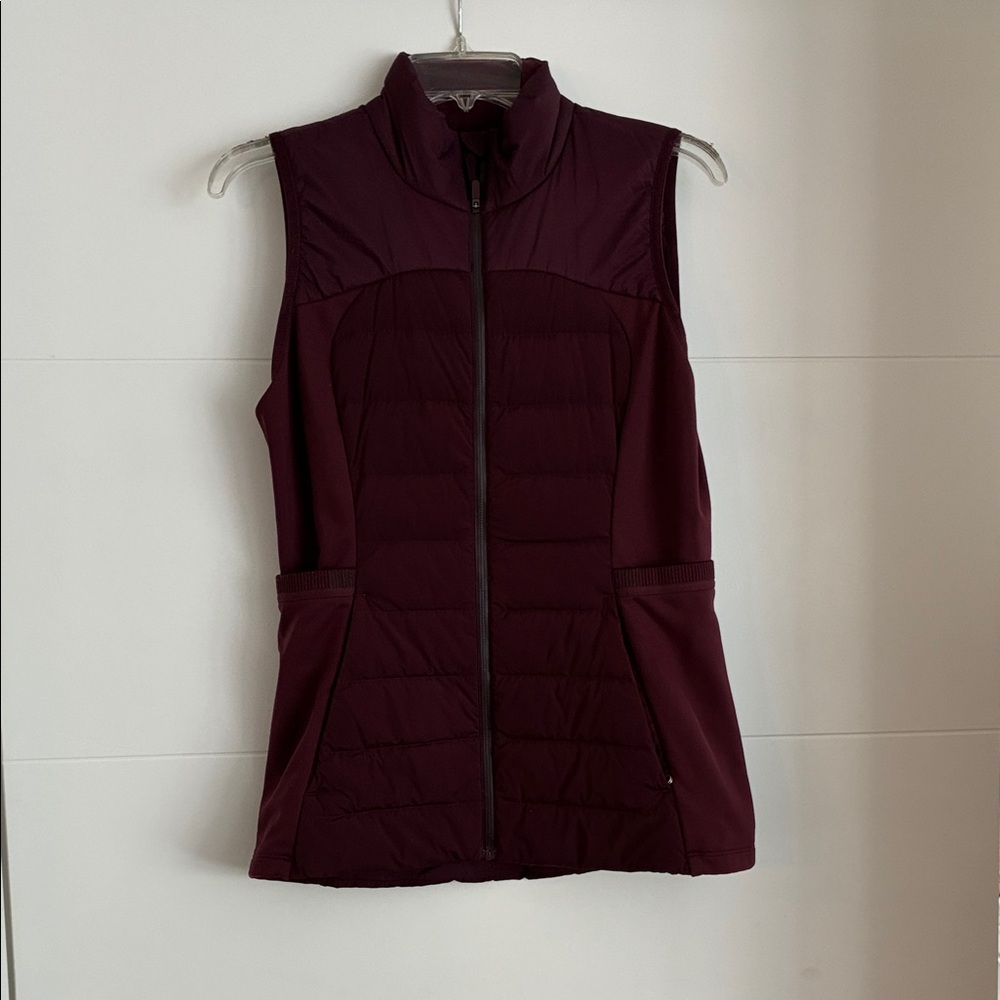 lululemon athletica Quilted Puffer Vest in Deep Wine